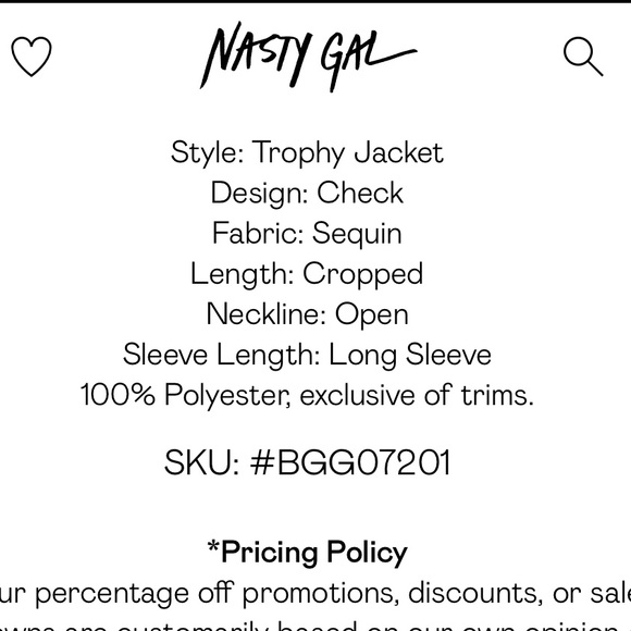 Nasty Gal Multi Color Patchwork Beaded Jacket - Taylor Swift Eras Tour Jacket - Picture 3 of 7